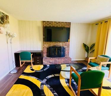 Maple Grove House | A Beautiful Self-contain room with a living room