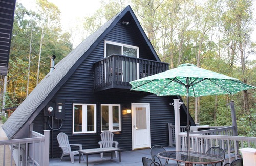 French Lick House | A Cozy A-Frame near Patoka Lake and French Lick