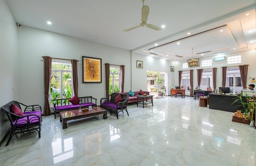 Siem Reap House | A family room with a private room suitable for a family of 5 members