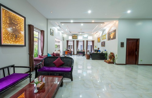 Siem Reap House | A family room with a private room suitable for a family of 5 members