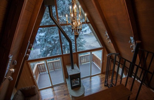 Warm Springs House | A-Frame chalet with an Italian touch
