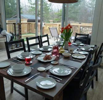 MacTier House | A-frame with Sauna, Hot tub and BBQ