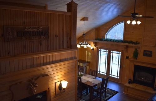 Detroit Lakes House | A Luxurious Lodge on a Private Wooded Estate. This Is Truly A Slice Of Heaven!
