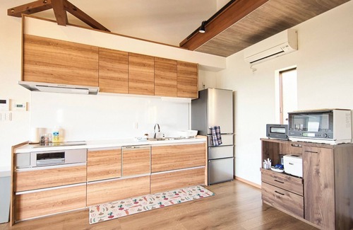 Awaji House | A panoramic view of Iwaya Beach Miamistyle villa with loft/Awaji Hyōgo