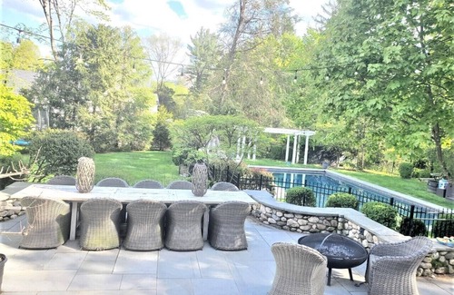 Westport House | A private summer compound in Westport, CT - total seclusion yet close to it all