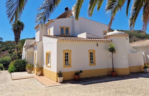 Bensafrim Villa | A south-facing, Mediterranean-style villa on 2 levels, walled and gated in a tranquil country setting, yet only 10 minutes from the popular historic, seafront city of Lagos in the Western Algarve