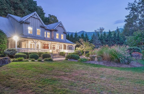 Maggie Valley House | A Stunning Creekside Home, Breathtaking Waterfeatures to Enjoy from Every Window