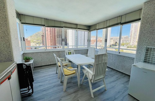Finestrat Apartment | A796 - Complete apartment with air conditioning, garage and swimming pool in front of the beach