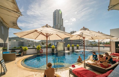 Patong Apartment | Absolute Bangla Suites, night walking street, rooftop pool L-04