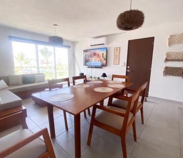Boulevard Barra Vieja Apartment | Acapulco diamante, club de playa privado, canchas pádel para 8 huéspedes