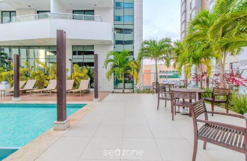Caminho das Arvores Apartment | Accommodation with pool, sauna, and gym in the heart of Salvador - AAP