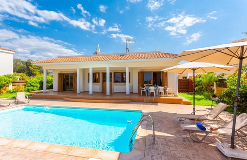 Polis Villa | Achilles Beach Villa: Large Private Pool, Walk to Beach, Sea Views, A/C, WiFi, Car Not Required - 2050