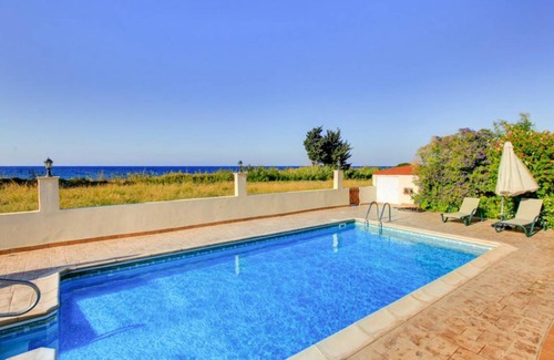 Polis Villa | Achilles Beach Villa Thio: Large Private Pool, Walk to Beach, Sea Views, A/C, WiFi, Car Not Required - 2110