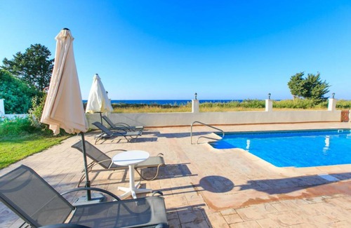 Polis Villa | Achilles Beach Villa Thio: Large Private Pool, Walk to Beach, Sea Views, A/C, WiFi, Car Not Required - 2110