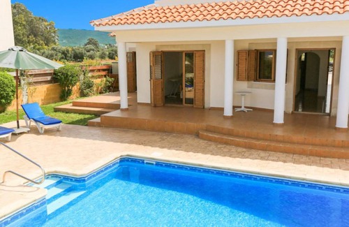Polis Villa | Achilles Beach Villa Thio: Large Private Pool, Walk to Beach, Sea Views, A/C, WiFi, Car Not Required - 2110