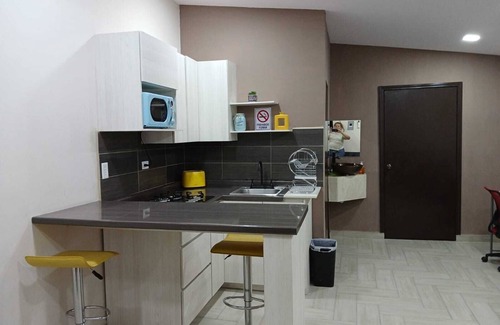 Juarez Municipality Apartment | Acogedor estudio en Cd. Juárez con WiFi, AC y estacionamiento cerrado.