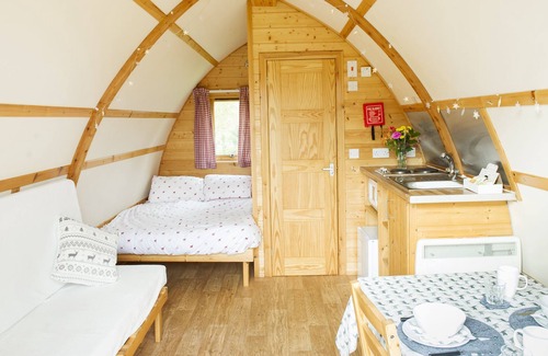 Wigton Cabin | Acremire Pod, with hot tub, Bowness on Solway