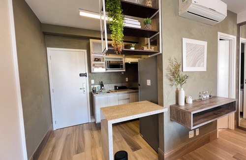 Brooklin Paulista Apartment | Acropolis Sophisticated studio in Brooklin-habitarte