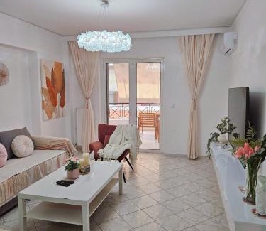 Kinosargous Apartment | Acropolis Dream Apartment - 50sqm 2BR Big Living Room with Large Terrace Next to Siggrou FIX Subway Station in the City Center