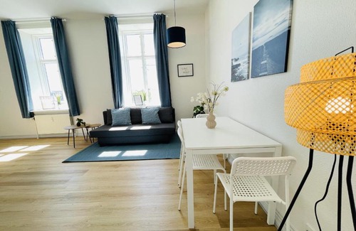 Hjørring Apartment | aday - Blue light suite apartment in the center of Hjorring