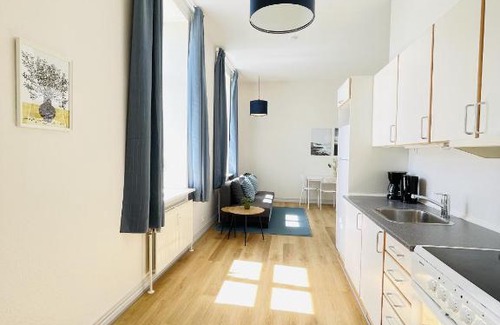 Hjørring Apartment | aday - Blue light suite apartment in the center of Hjorring