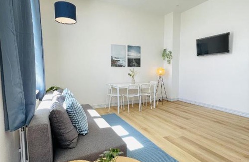 Hjørring Apartment | aday - Blue light suite apartment in the center of Hjorring