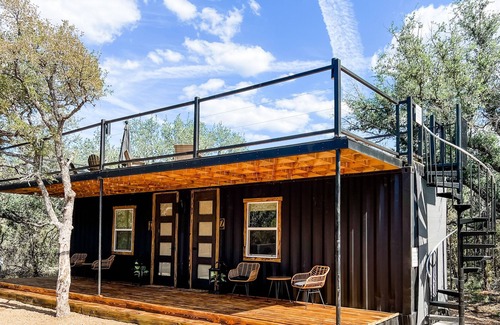 Marble Falls Villa | Adorable container villa suite at Retreat Ranch