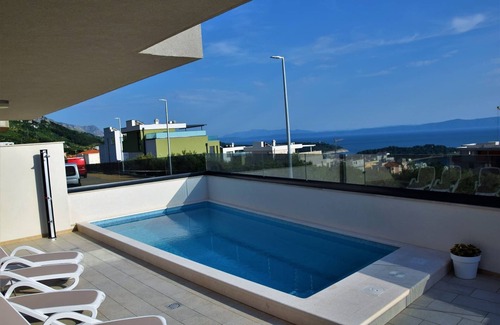 Zelenka Apartment | Adria View, Apartment Dado, with pool