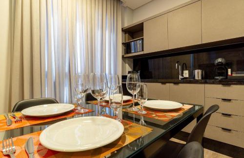 Centro Apartment | AION suítes 305 - Compacto e luxuoso loft duplex - Rooftop com piscina e academia - À poucos passos da praia