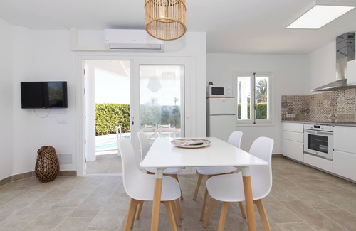 Son Xoriguer House | Air-Conditioned Holiday Home on the Beach with Pool, Terraces & Wi-Fi