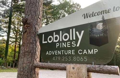 Eureka Springs RV Rental | Airstream with Hot Tub and Sunset Deck at Loblolly P