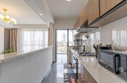 Westlands Apartment | Airy Apartment with Gym, Stunning View in Westlands