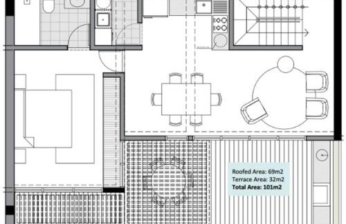Pisco Apartment | Aldea 1BR Romance Seascape for 2