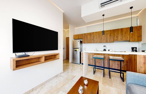 Zama Apartment | Aldea Zama studio with on-site pool - walk to shopping & dining