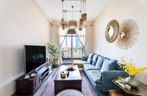 Dubai Apartment | Aliving Elegant 1BR at Liwan Mazaya-11