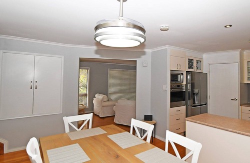 Scarness House | All Decked Out - Spacious split-level family or fishing retreat with pool, WIFI and room for the boa
