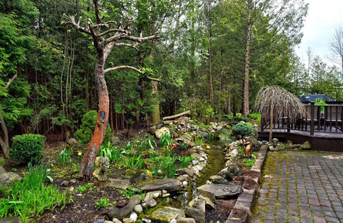 Collingwood Ski Chalet | All inclusive summer rental with a private backyard oasis