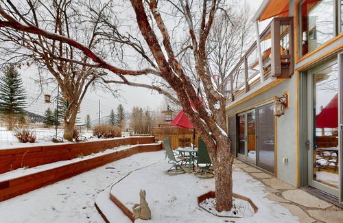Basalt House | All-season retreat with mountain views, enclosed yard, fireplace & washer/dryer