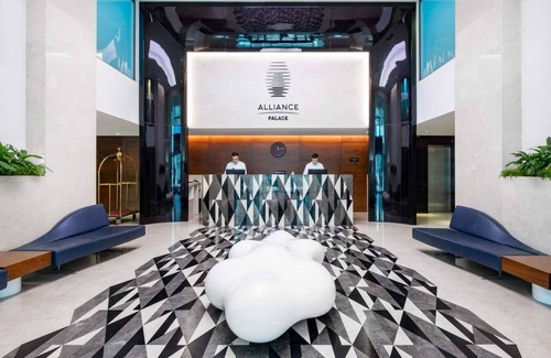 Batumi Apartment | Alliance Palace Courtyard Sea view