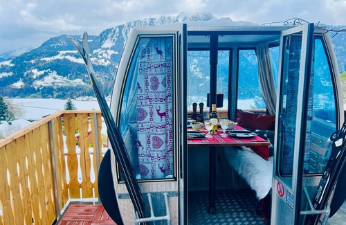 Leysin Ski Chalet | Alpine chalet with sauna and view of Les Diablerets