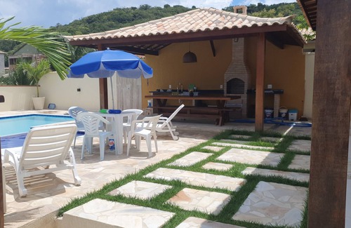 Buzios House | Alto de Búzios Mansion 04 bedrooms Beautiful sea view swimming pool wet deck barbecue
