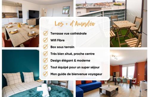 Blatin Apartment | Amadéo vue panoramique cathédrale
