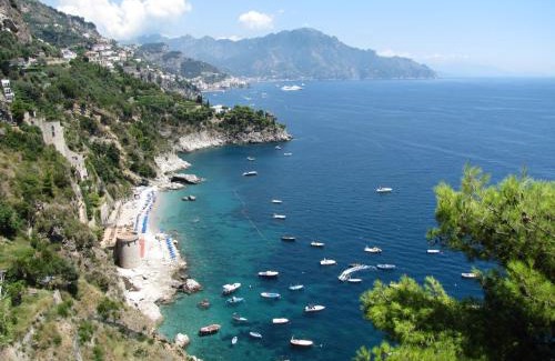 Conca dei Marini House | Amalfi 51 con vista mare, giardino e terrazze