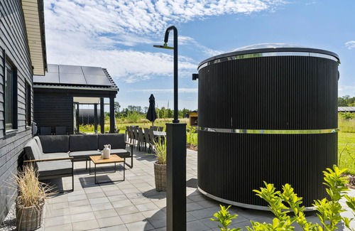 Fjellerup Strand House | Amazing home in Glesborg with sauna