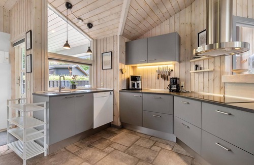 Bork Havn House | Amazing home in Hemmet with sauna