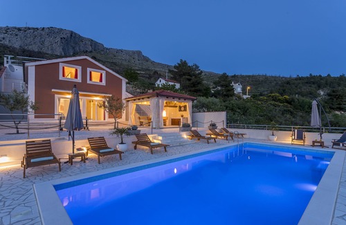 Podstrana Villa | Amazing location with view on town, sea and islands.