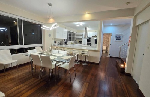 Santa Cruz Condo | Amazing Miraflores Penthouse! Private Rooftop Hot Tub and Gameroom with WiFi, AC
