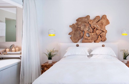 Elia Villa | Amazing Myconian Villa | Prestige Guestroom C | 1 Bedroom | Private Pool & Beautiful Sea Views | Elia Beach