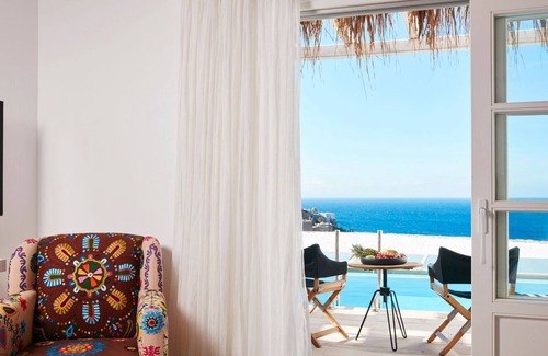 Elia Villa | Amazing Myconian Villa | Prestige Guestroom C | 1 Bedroom | Private Pool & Beautiful Sea Views | Elia Beach