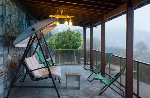 Orhangazi Villa | Amazing Stone House with Fireplace and Private Pool Surrounded with Nature in Iznik, Bursa